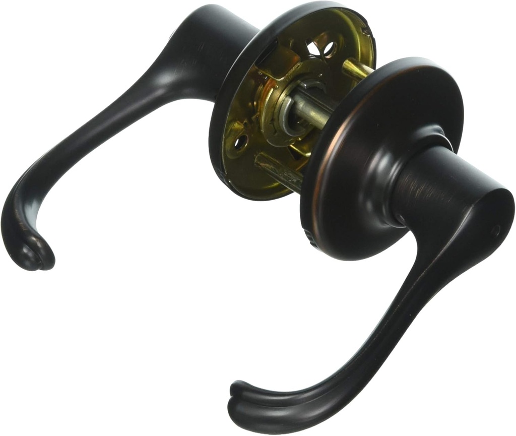 Kwikset 300DNL Dorian Privacy Lever in Venetian Bronze