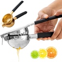 A Bar Above Stainless Steel Hand Juicer, Heavy Duty Citrus Press for Cocktails, Fruit Juice Squeezer for Lemons, Limes, and Oranges, Manual Juicer for Bartenders, Home Bars, and Mixology Kits