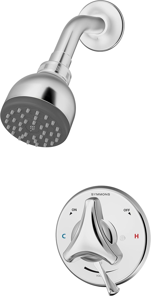 Symmons S9601XPRP Origins shower system, Without Tub Spout, Polished Chrome