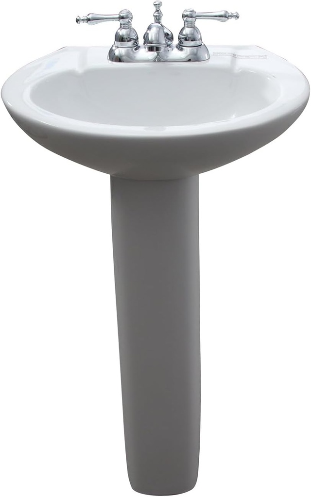 Barclay - 3-201WH Hampshire 450 Pedestal Lavatory in White
