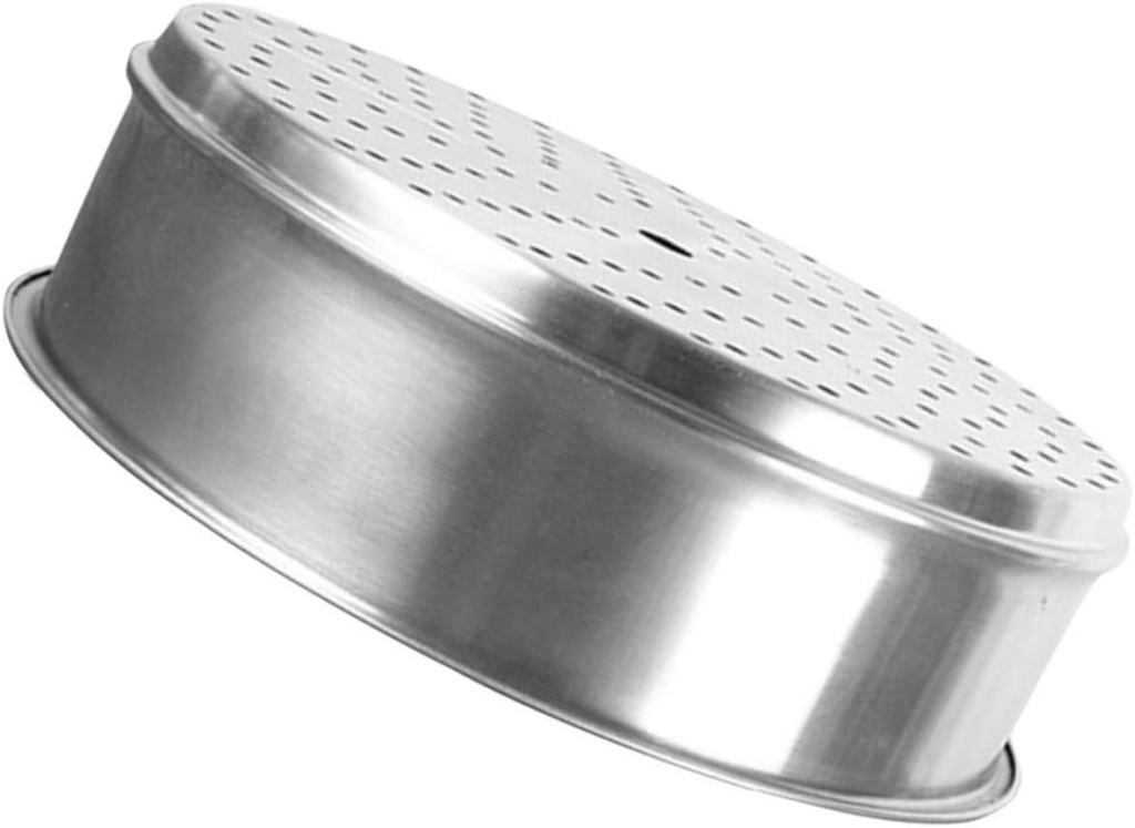 Luxshiny Stainless Steel Steaming Basket Thickened Kitchen Food Steamer Rack for Buns Vegetables Seafood Household Steamer for Family Restaurant Hotel Use