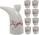 Horn Pot Wine Ceramic Sake Cups Tea Cups Rice Wine Serving Bottles Home Bar Accessory