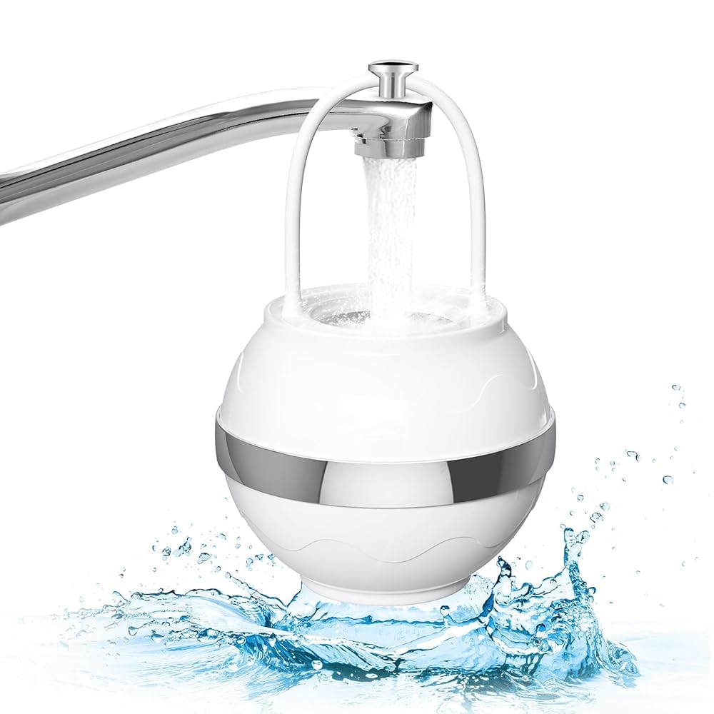 Bath Filter for Tub, Bathtub Water Filter for Softer Skin & Hair, 2,500 Gallons of Filtration, Removes Hundreds of Contaminants,for Healthier Skin and Hair