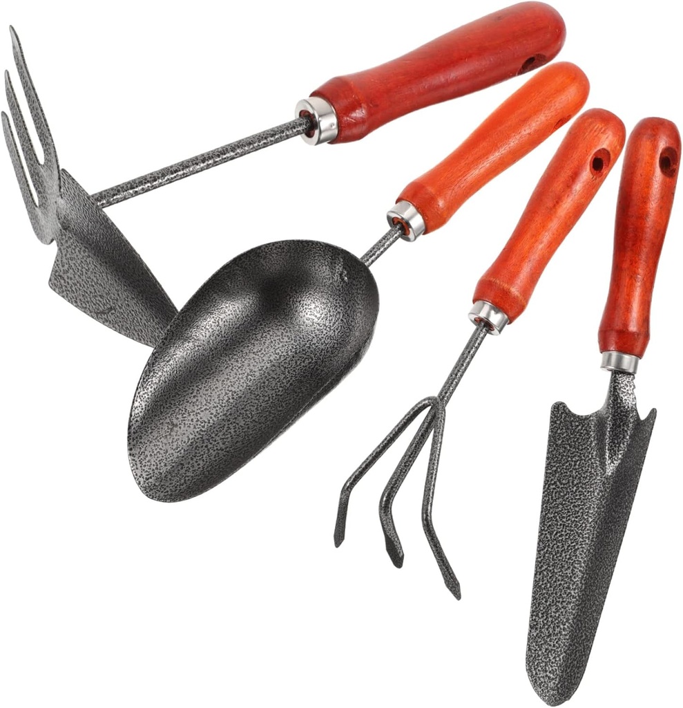1Set Garden Tool for Women Hand Gardening Tools with Durable Handles for Planting Digging Weeding and Transplanting Flowers and Vegetables