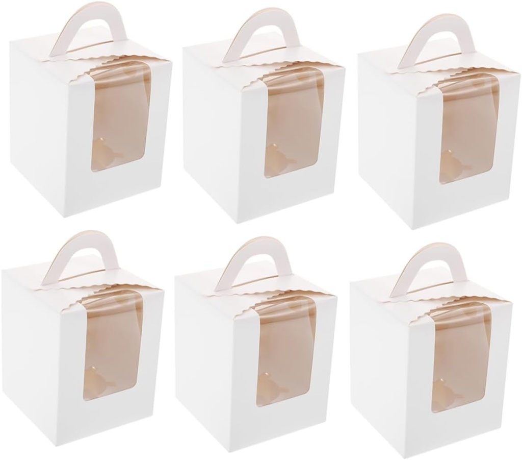 Cake Box for Cupcake Portable Dessert Wrapping Box Wrapping Case Support