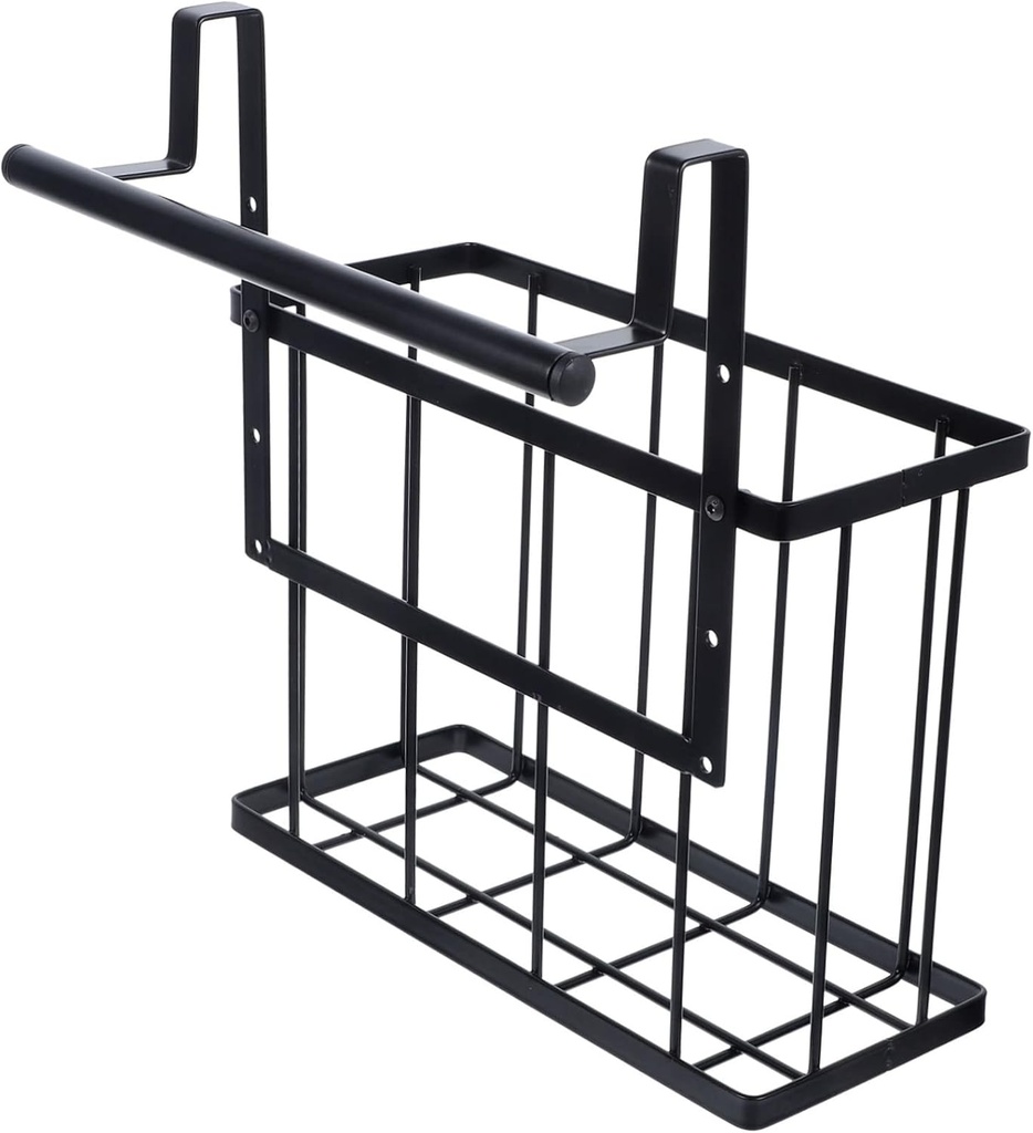 Cabinet Door Wire Storage Basket Kitchen Seasoning Bottles Holder Kitchen Storage Holder Strong Load Bearing Damp Resistant