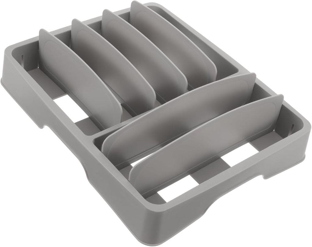 Garneck Chopstick Holder Utensil Organizer Box Multi-grid Cutlery Storage for Kitchen Easy to Clean and Practical Design for -term Use