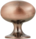 HARPOON Cabinet Hardware Knobs Round Furniture Mushroom Knob - 1.4 Inch 10 Pack Antique Copper