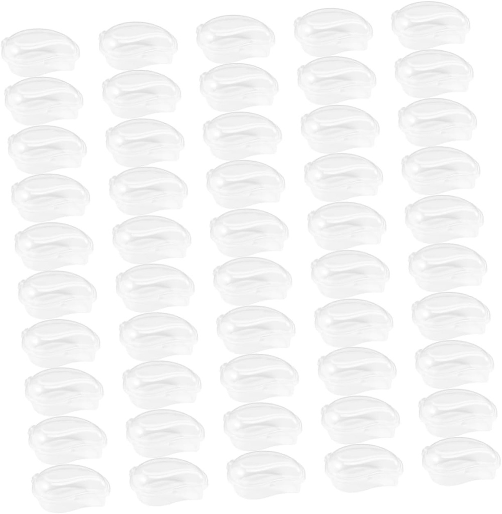 Garneck 50pcs Mango-shaped Cake Boxes Design for Candy Packaging for Birthdays Weddings and Showers Airtight Seal Keeps Desserts Fresh