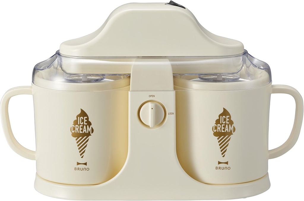 BRUNO "DUAL ICE CREAM MAKER" BOE032-IV (Ivory)【Japan Domestic genuine products】