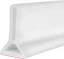 39" Collapsible Shower Threshold Water Dam Water Stopper Barrier Keeps Water Inside Threshold Dry and Wet Separation for Bathroom Kitchen Sink Bathtub