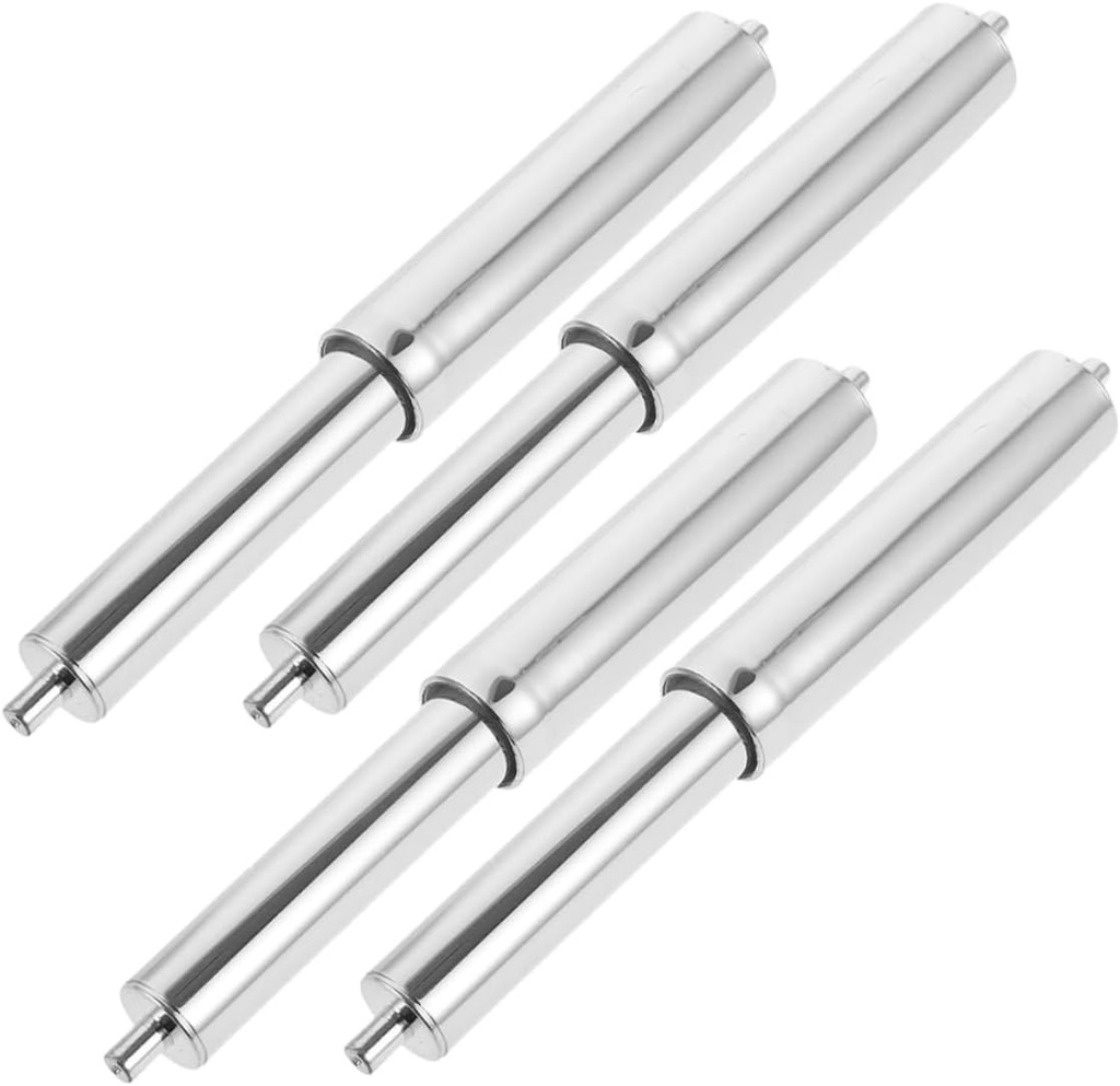 Cabilock 4pcs Stainless Steel Toilet Paper Holder Rod Spring Loaded Tissue Roller Insert for Bathroom and Space-Saving Design Fits Standard
