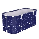 Totority Folding Bath Tub for Adults and Boy Girl Lightweight Portable Bathing Bucket Extra Large Collapsible Bath Barrel Durable and Stable for Home Use Easy to Store