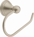Moen Preston Collection Spot Resist Brushed Nickel Single Post Toilet Paper Holder, Wall Mounted Toilet Roll Holder, DN8408BN