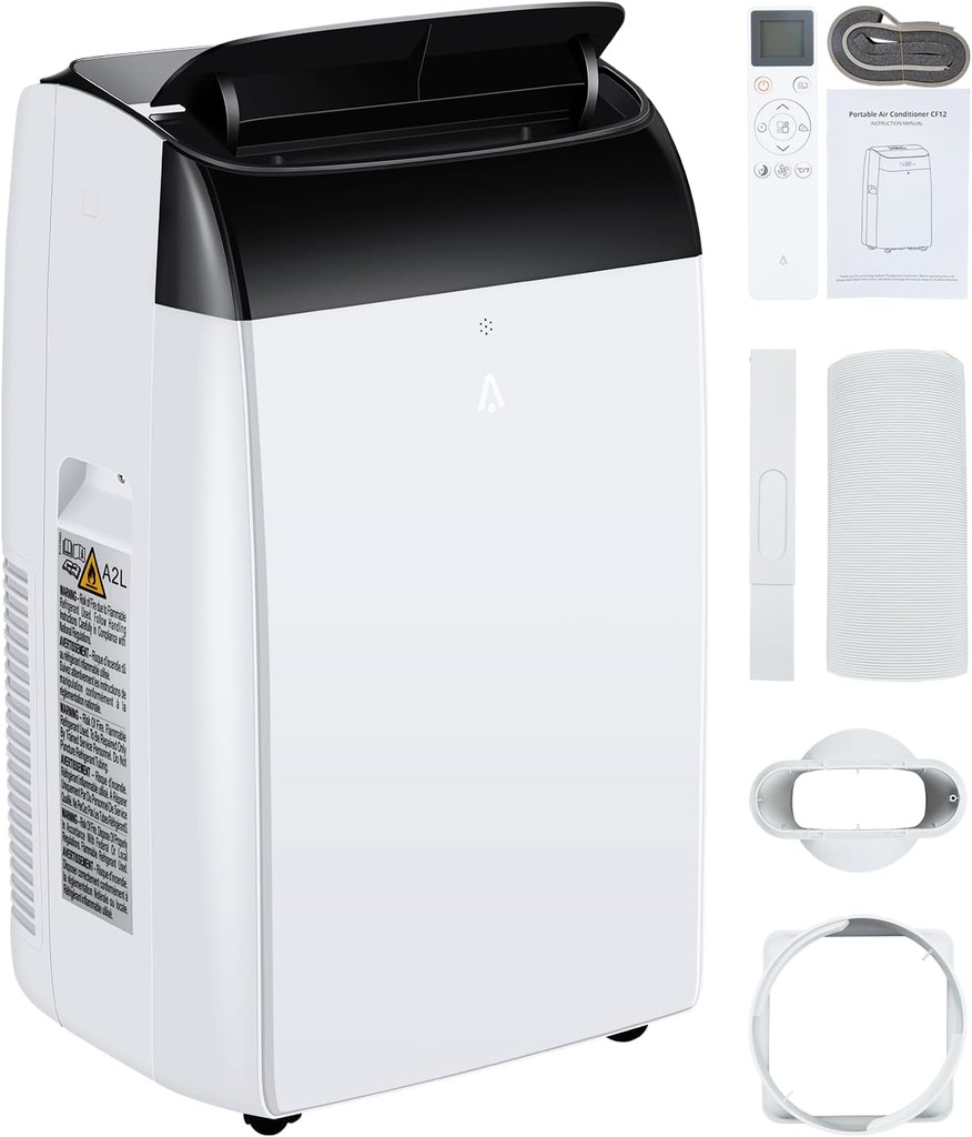 12000 BTU Portable air Conditioner, White