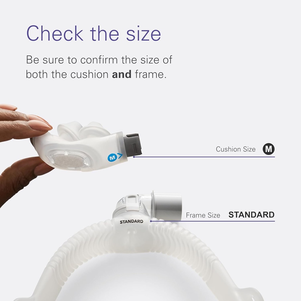 ResMed AirFit P30i Standard Frame System - Replacement CPAP Frame System with Nasal Pillows Cushion - Headgear Not Included - Medium