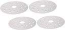 KICHOUSE 4pcs Stainless Steel Induction Cooker Heat Conduction Pad Conduction Sheet for Pot Kitchen Accessory Transfer