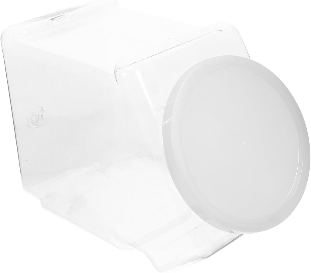 Wedding Candy Jar Reusable Plastic Sealed Jar for Flour Sugar Candy Cookies Honey Jam Leakproof