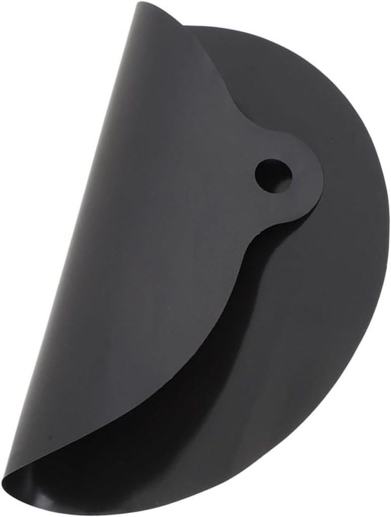 GLEAVI Heat Resistant Induction Cooktop Protective Mat Silicone Non Slip Wear Resistant Kitchen Countertop Pad for Electric Stove and Hot Pot Use Black