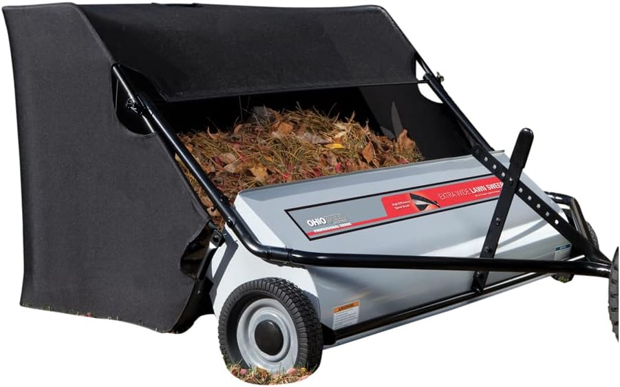 Ohio Steel 50SWP26 Pro Sweeper, 50"/26 cu. ft ,Black