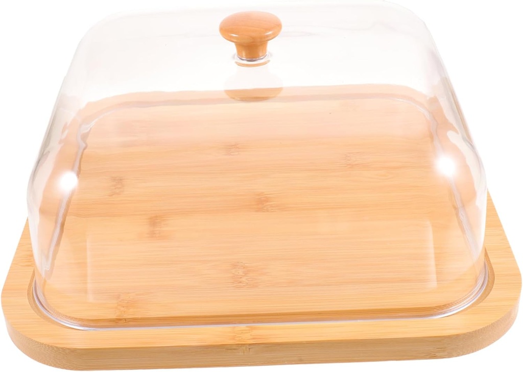 Cake Tray Lid Covered Cake Plate Acrylic Carrier Lid Food Plate Server Display Cover Party Supplies