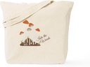 CafePress Into The Woods Tote Bag Reusable Natural Beige Canvas Shopping Bag