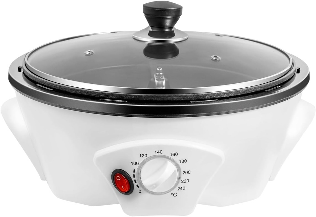 Electric Coffee Roaster Machine for Home Use, Coffee Bean Roaster Machine 800W 1.1lbs, Adjustable Temperature CoffeeRoaster 110V