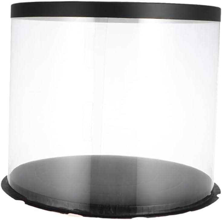 Plastic Cake Packaging Boxes Round Cake Carrier Food Storage Ideal for Parties Bakeries