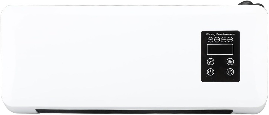 Electric Wall Heater, 1500W ABS Wall Mounted Space Heater Fast Heating Cooling Machine with Towel Drying Rack Highly Efficient Blows Nature and Hot Air Fan for Bedroom Bathroom