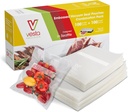 Vacuum Sealer Bags (100 Pint 6”x10” and 100 Quart 8”x12”) Keeper - Premium Seal Bags for Food Saver, Ideal for Meal Prep, Sous Vide, and Storage, Precut, Vesta Precision