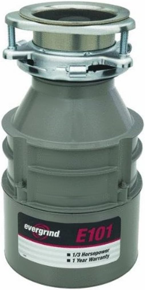 Evergrind E101 1/3 HP Garbage Disposal with Cord