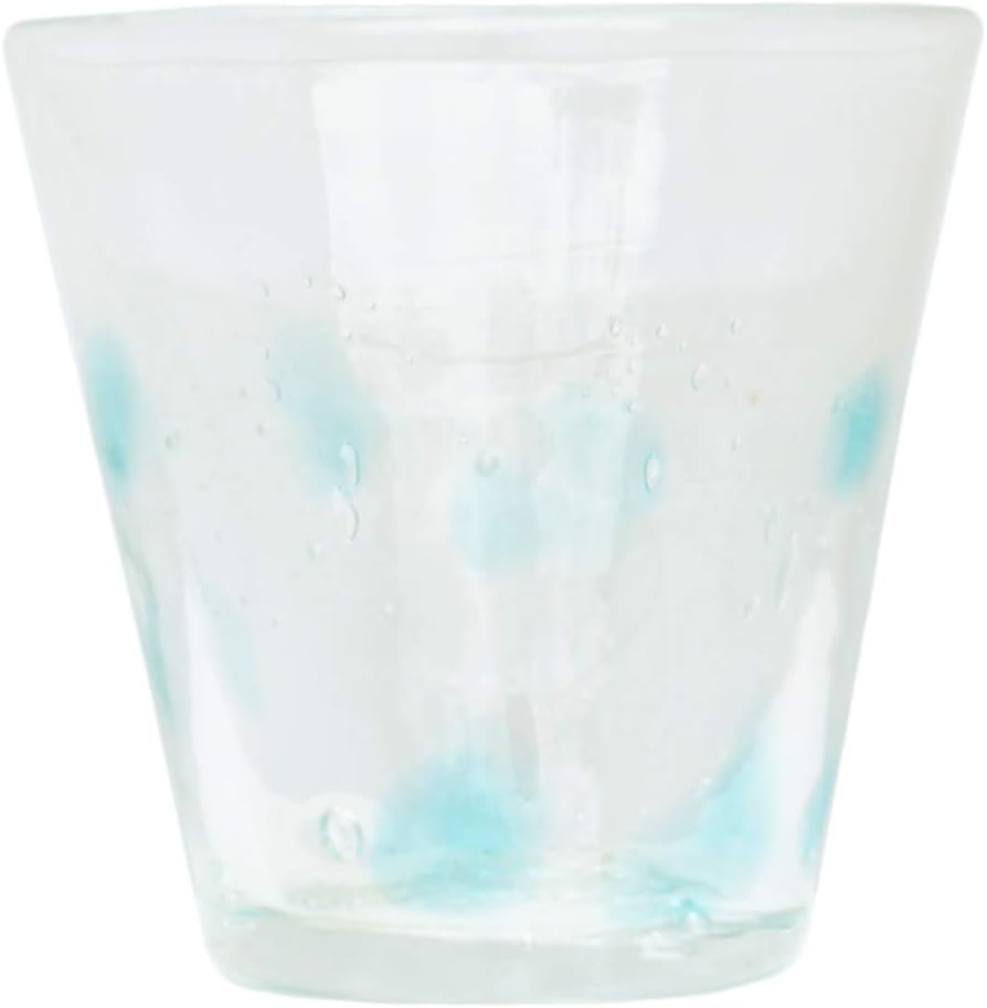 Ryukyu Glass Workshop Sea Breeze, Underwater 3.5 Inch Glass (Water), Diameter 3.7 inches (9.5 cm), Pack of 2