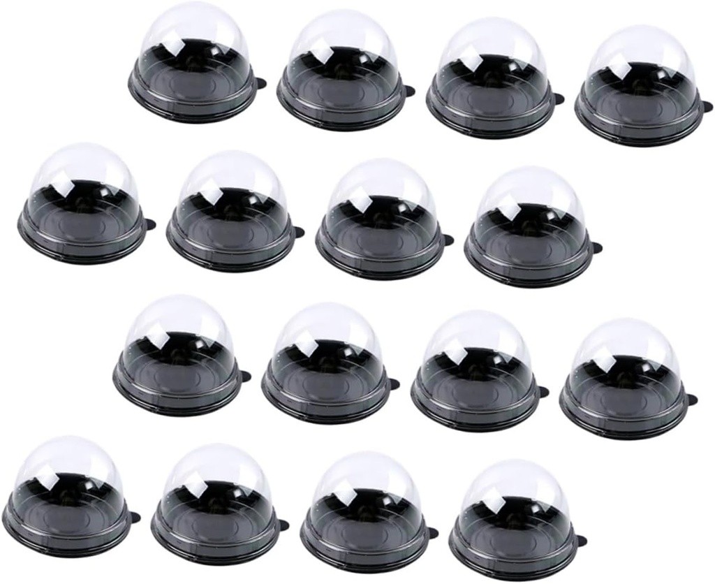 Unomor Moon Cake Plastic Box 150pcs Bakery Packing Box Simple Design Covers for Party Treats Bakery Desserts