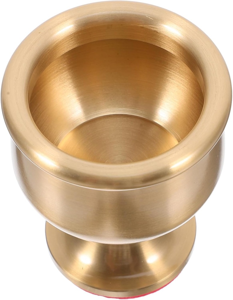 Decorative Cup Portable Goblet for Water Wine Elegant Footed Drinking Cup for Home Worship Compact for Go Use Design for Artistic Atmosphere