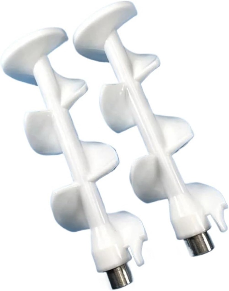 A Pair Beater Rods Short Scraper Rods, Spare Part Fittings, Compatible for A116, Soft Ice Cream Machines Replacements Length 28.4cm