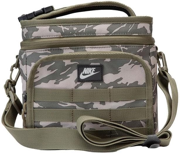 Nike Insulated Lunch Bag with Adjustable Shoulder Strap â€“ Olive Camo - One Size, 9A2993-E6F