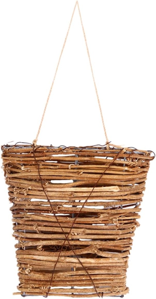 Wall Hanging Basket Woven Storage Basket for Kitchen Garlic and Fruit Organizer for and Festive Events