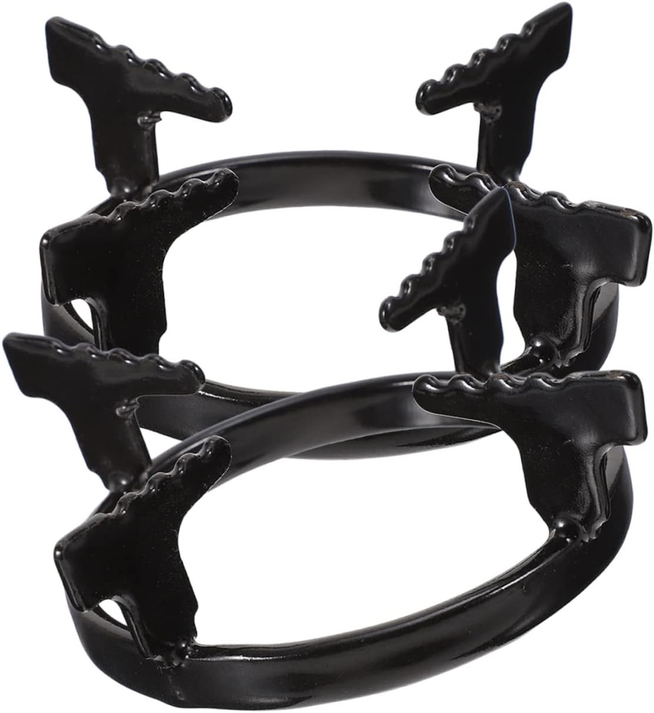 POPETPOP 2Pcs Thickened Gas Stove Pot Stand Non Slip Coffee Pot Support Rack for Desktop Gas Burners Durable Fixing Ring for Bottom Coffee Makers Versatile Kitchen