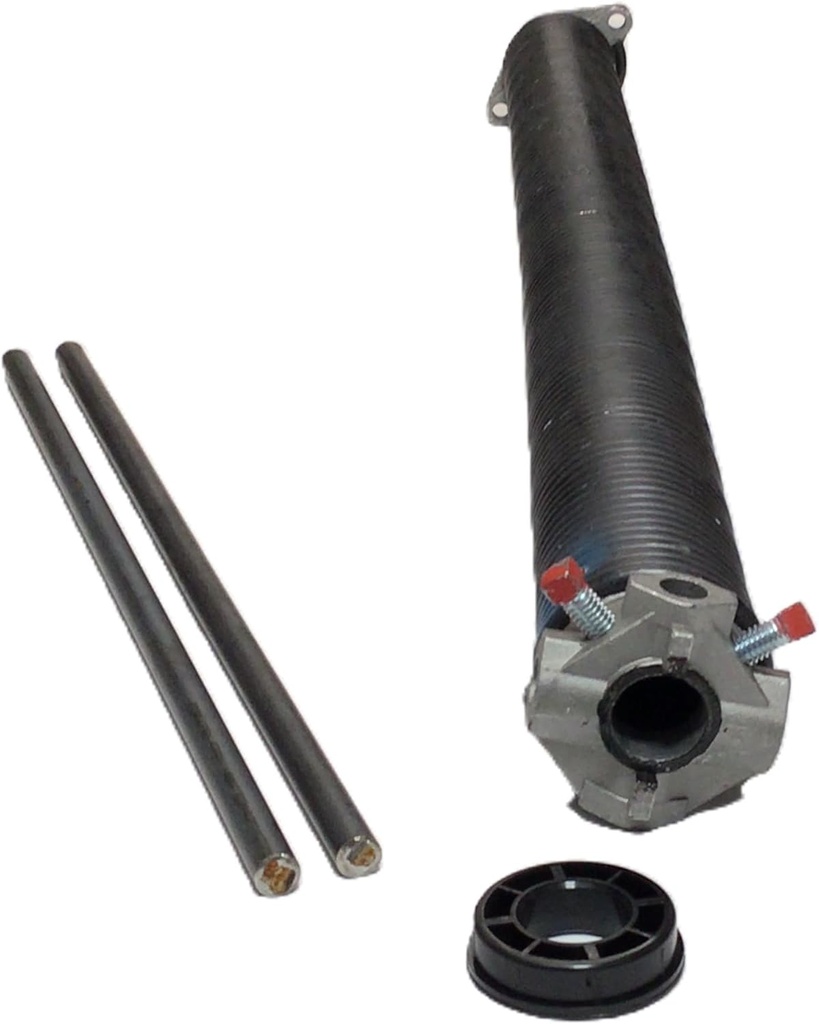 Garage Door Torsion Springs Single Left 234 x 2" with Winding Rods Center Steel Bearing (26")