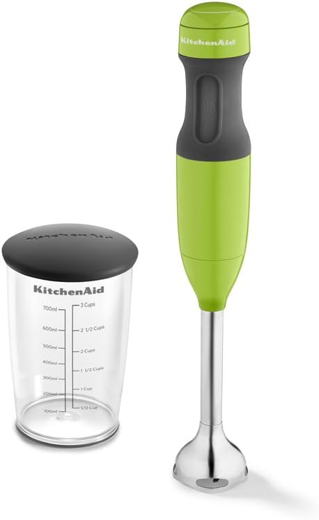 KitchenAid KHB1231GA 2-Speed Hand Blender, 8", Green Apple