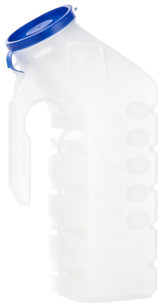 MEDLINE DYND80235SD Urinal with Glow-in-The-Dark Lid