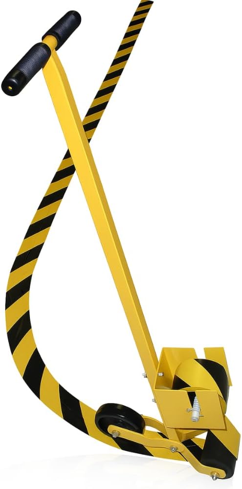 WOD 2LM Quality Lane Marking Walk Along Vinyl Tape Dispenser - Ideal for Floor Marking Aisles, Traffic Lanes, Hazard Zones & Storage Areas: Fits Tape Up to 4" in Wide (Holds 3" in. Core)