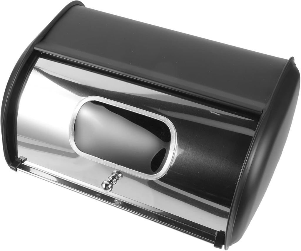 Ciieeo Multi Function Stainless Steel Bread Box Household Bread Container for Kitchen Countertop Capacity Design and Bread Keeper for Home