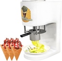 Commercial Ice Cream Spaghetti Press Machine - 7.4-7.9 Gal/Hr Soft Serve & Gelato Maker with 4 Shape Molds for Noodles & Ice Cream Treats