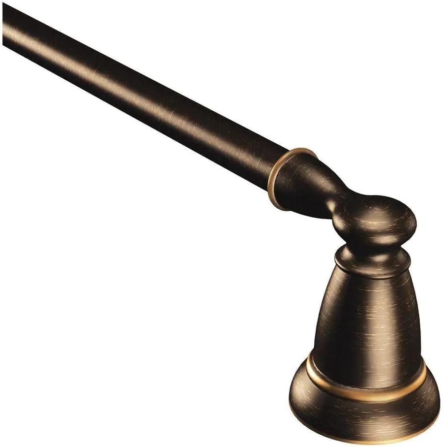 Moen Y2618BRB Banbury Towel Bar, Mediterranean Bronze, 18-Inch