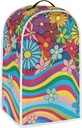 Rainbow Hippie Flower Blender Dust Cover Abstract 70S Swirl Wavy Groovy Floral Stand Mixer Covers Stain Resistant Portable Coffee Maker，Food Processor Protection Case Organizer Bag