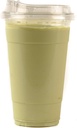 [25 PACK] 24 oz Cups | Iced Coffee Cups and Sip Through Lids | Cold Smoothie | Disposable Plastic Cups with Sip Through Lids | Clear Pet Cups | Ideal for Parfait, Juice, Soda, Party, BPA Free