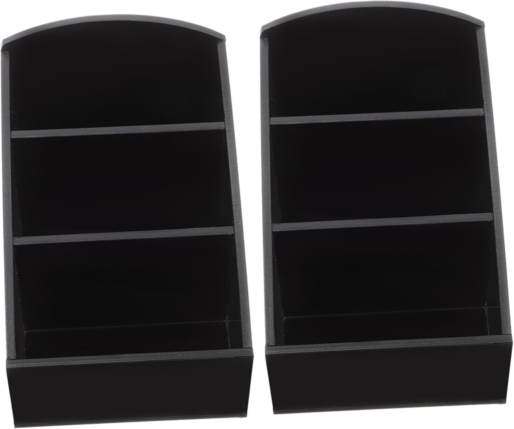 2pcs Coffee Bar Organizers Acrylic Sugar Bag Holders Spice Rack Organizers Counter Storage for Kitchen