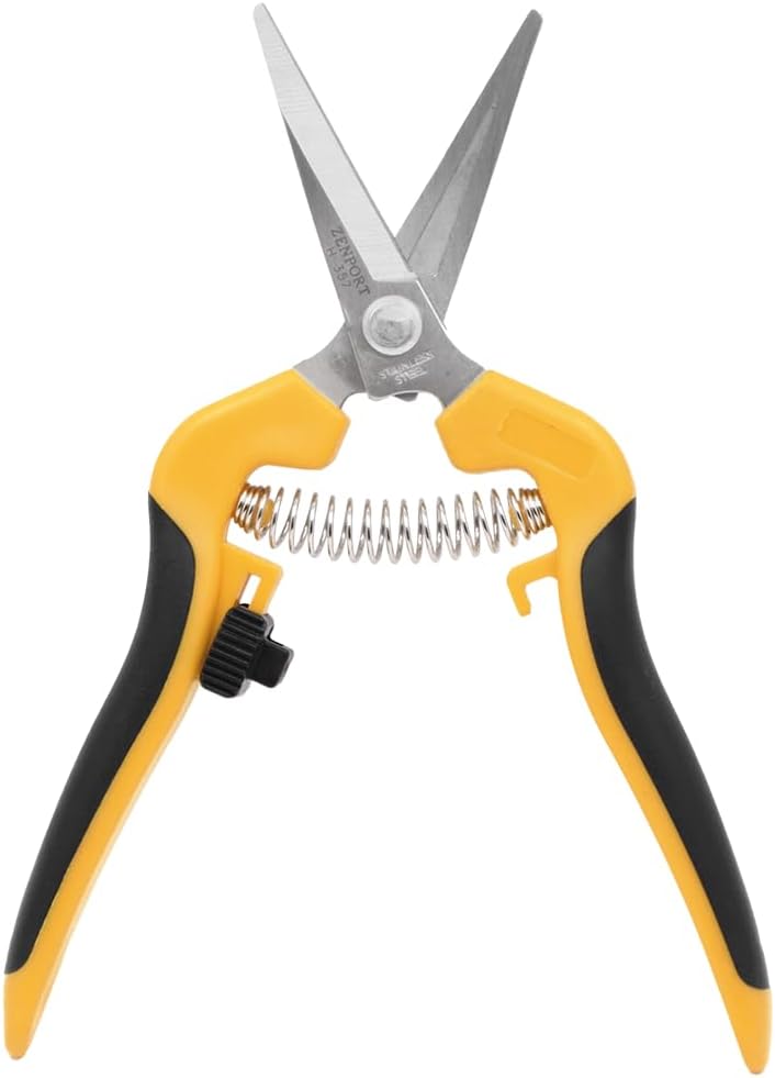 Zenport H357 Comfi-Grip Harvest Shear, Curved Stainless Steel Blade, 6.5-Inch