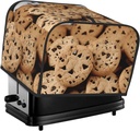 4 Slice Toaster Cover with Pocket Universal Size Toasters Dusts Covers Food Chip Biscuits Bread Machine Cover & Protection Bread Machine Protector Small Kitchen Appliance Covers